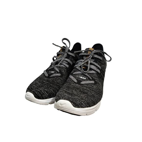 Nike Air Max Sequent 3 Women’s 6 Black White Running Shoes Sneakers Cushion - Picture 2 of 8